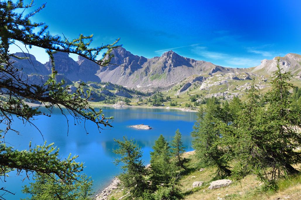 Vue sur le Lac d'Allos