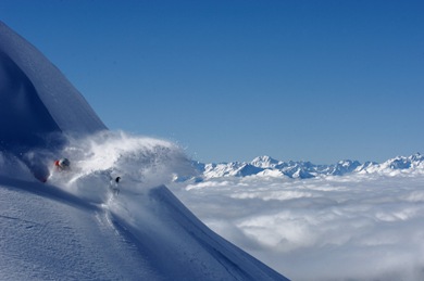 station de ski enneige