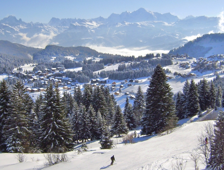 Le Praz-de-Lys, station bien expose pour bronzer