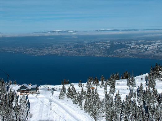 Le Lac Lman depuis Thollon